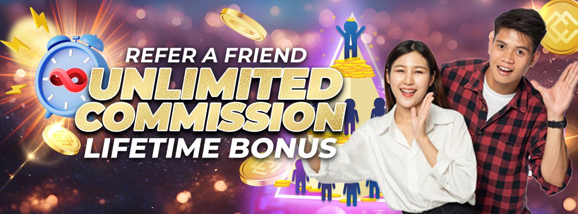 Refer A friend and get lifetime bonus up to 0.15%!