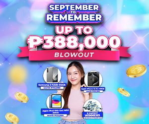 September to Remember up to 388,000 PHP