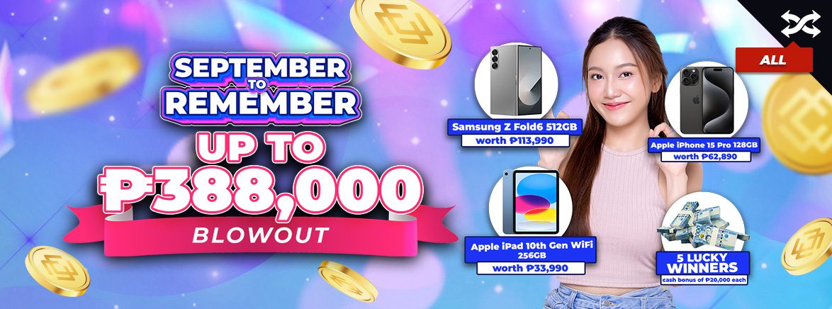 September to Remember up to 388,000 PHP