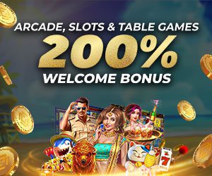 Arcade, Slots & Table Games 200% First Deposit Bonus 888 PHP